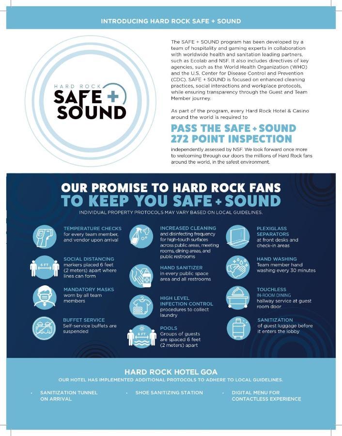 Hard Rock Hotel Goa Calangute Εξωτερικό φωτογραφία Safe and Sound Club Promise