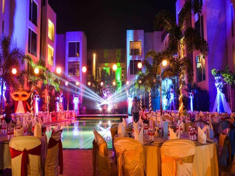 Hard Rock Hotel Goa Calangute Εξωτερικό φωτογραφία The pool at the hotel